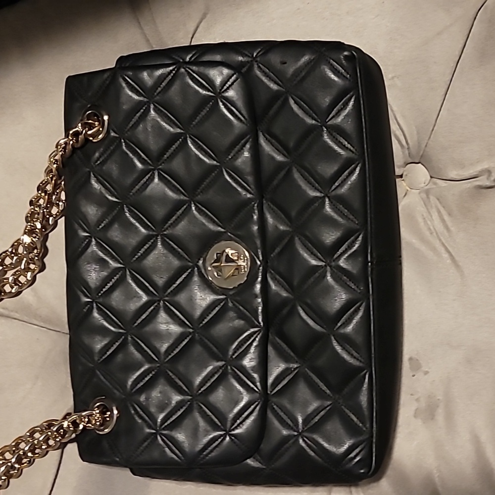 KATE SPADE NATALIA SMALL FLAP CROSSBODY BAG BLACK - Picture 5 of 12